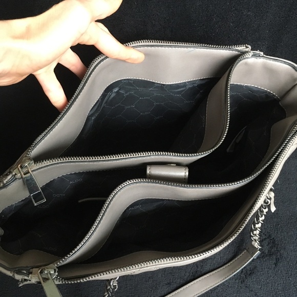 ALDO Gray Shoulder Bag Purse - Picture 8 of 16